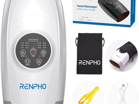 Masajeador Shiatsu Renpho para espalda, cuello y hombros, con calor, vibración eléctrica, para tejido profundo, 3D, masaje para alivio en cintura, piernas, pantorrillas, pies, brazos, vientre, cuerpo completo, músculos Reacondicionado Online Hot Sale