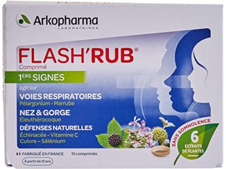 Flash Rub 15 tabletas Embalaje Deteriorado Discount