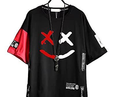 Hello MrLin Techwear - Camiseta de manga corta para hombre, diseño japonés Harajuku Streetwear S Negro Reacondicionado Discount